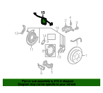 Rear Wheel Speed Sensor - GM (19367001)