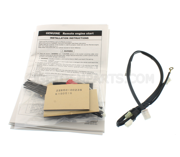 BHP1V7630 - Serviceable Components: Remote Engine Start, Installation Kit for Mazda Image