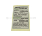 BBM461439A - Body: AC Label for Mazda Image