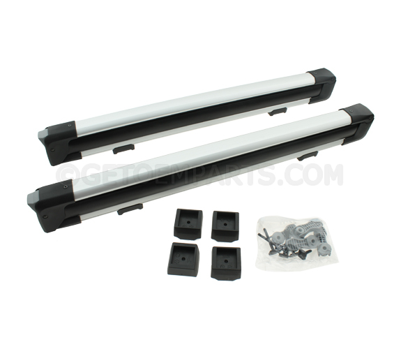 31650229 - Hauling: Ski &amp; Snowboard Rack, Aluminum for Volvo: C30, EC40, EX40, S60, S80, S90, V50, V60, V70, V90 Cross Country, XC40, XC60, XC70, XC90 Image