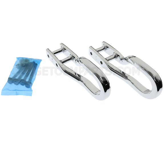 84513882 - Towing: Front Recovery Hooks - Chrome for GMC: Sierra 2500 HD, Sierra 3500 HD Image