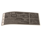 5L3Z1503050A - Body: Label for Ford Image