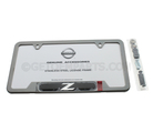 999MBZV000BP - : License Plate Frame ("Z" Logo) (Black Pearl) for Nissan: 350Z, 370Z, Altima, NV3500 Image