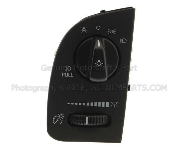 8W3Z11654AA - Body: Headlamp Switch for Mercury: Grand Marquis, Marauder Image