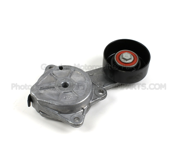 F8AZ6B209AA - Cooling System: Belt Tensioner for Ford: Crown Victoria, Mustang, Thunderbird | Lincoln: Mark VIII, Town Car | Mercury: Cougar, Grand Marquis Image