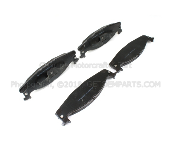 XU2Z2V001APA - Brakes: Brake Pads for Ford: Bronco, E-150, E-150 Econoline, E-150 Econoline Club Wagon, F-150 Image