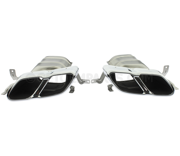31664600 - Exterior: Double Integrated Tailpipes for Volvo: S60, V60 Image