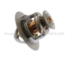7L3Z8575E - Cooling System: Thermostat for Ford: Crown Victoria, E-150, E-150 Club Wagon, E-150 Econoline, E-150 Econoline Club Wagon, E-250, E-250 Econoline, E-350 Club Wagon, E-350 Econoline, E-350 Econoline Club Wagon, E-350 Super Duty, E-450 Econoline Super Duty, E-450 Super Duty, Econoline Super Duty, Excursion, Expedition, Explorer, Explorer Sport Trac, F-150, F-150 Heritage, F-250, F-250 Super Duty, F-350 Super Duty, F-450 Super Duty, F-550 Super Duty, Mustang, Thunderbird | Lincoln: Blackwood, Mark LT, Navigator, Town Car | Mercury: Cougar, Grand Marquis, Marauder, Mountaineer Image