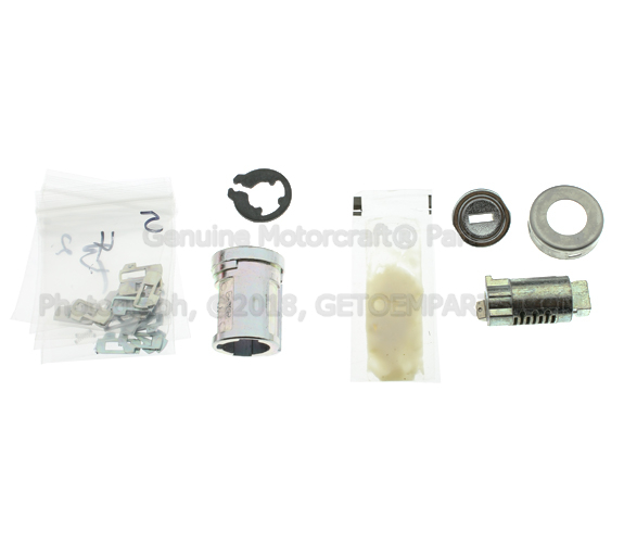 5S4Z11582BB - Steering: Cylinder &amp; Keys for Ford: Edge, Escape, Flex, Focus, Fusion | Lincoln: MKS, MKX, MKZ, Zephyr | Mercury: Mariner, Milan Image