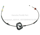 6F9Z7E395B - Transmission: Automatic Transmission Shifter Cable for Ford Image