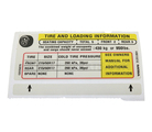 31201864 - Body: Tire Info Label for Volvo Image