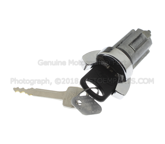 F3TZ11582B - Electrical: Ignition Lock Cylinder for Ford: Aerostar, Escort, EXP, Explorer, Ranger, Tempo, Thunderbird | Lincoln: Continental, Mark VII, Town Car | Mercury: Cougar, Topaz Image