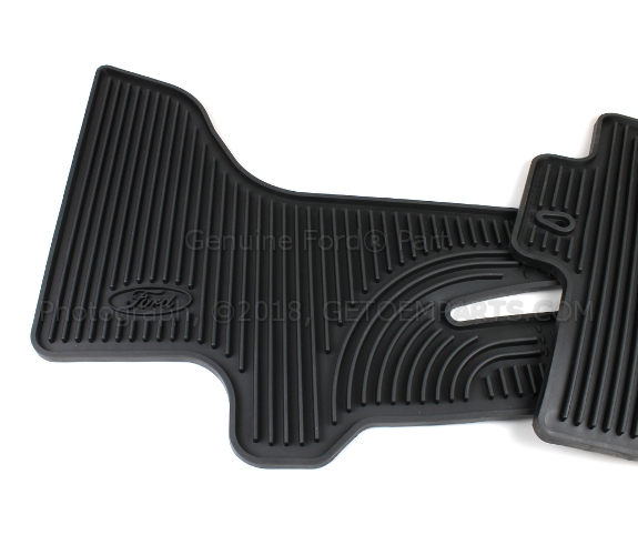 6C2Z1613086A - Interior: Floor Mats, All Weather, Front Set for Ford Image