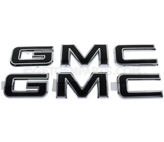 86539814 - Exterior: Exterior Emblems, Gmc Black for GMC: Canyon, Sierra 1500, Sierra 1500 Limited, Sierra 2500 HD, Sierra 3500 HD Image