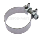 15102680 - : Exhaust Clamp for Chevrolet: Corvette, Silverado 2500 HD, Silverado 3500, Silverado 3500 Classic, Silverado 3500 HD | GMC: Sierra 2500 HD, Sierra 3500, Sierra 3500 Classic, Sierra 3500 HD Image