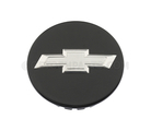 19300061 - : Wheel Center Caps, Black w\\/Silver Bowtie for Chevrolet: Camaro, Impala, Malibu, SS, Volt Image