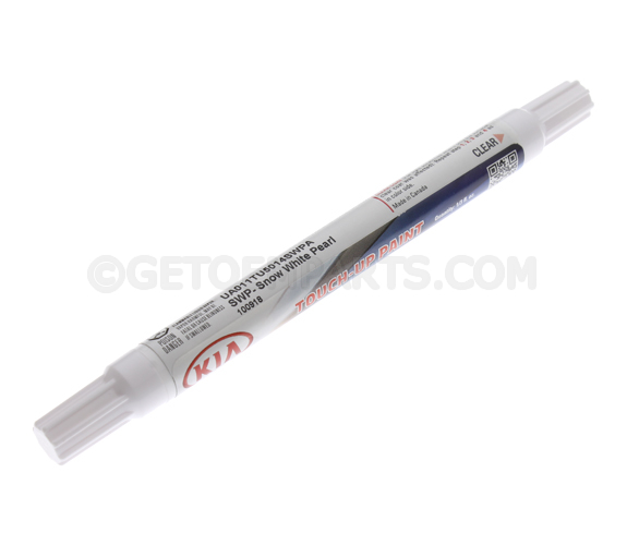 UA011TU5014SWPA - Paint Pen: Touch-Up Paint Pen - Snow White Pearl Swp for Kia: Cadenza, Carnival, EV9, Forte, Forte Koup, Forte5, K900, Niro, Niro EV, Optima, Sedona, Seltos, Sorento, Soul, Sportage, Stinger, Telluride Image