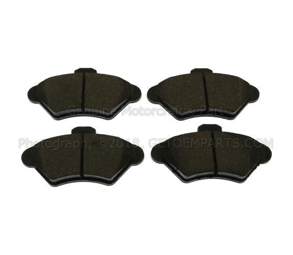 1U2Z2V001KA - Brakes: Front Pads for Ford: Country Squire, LTD, LTD Crown Victoria, Mustang | Mercury: Colony Park, Grand Marquis Image