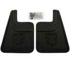 82216219AA - : Heavy Duty Rubber Splash Guards - Rear Without Fender Flares for Dodge: Ram 1500, Ram 2500, Ram 3500 | Ram: 1500, 1500 Classic, 2500, 3500 Image