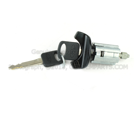 F3DZ11582C - Electrical: Ignition Lock Cylinder for Ford: Aerostar, Bronco, Country Squire, Crown Victoria, E-150 Econoline, E-150 Econoline Club Wagon, E-250 Econoline, E-350 Econoline, E-350 Econoline Club Wagon, Explorer, F-150, F-250, F-350, F-Super Duty, LTD Crown Victoria, Mustang, Ranger, Taurus, Thunderbird, Windstar | Mercury: Colony Park, Grand Marquis, Sable Image