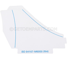 84167M6000 - : Stone Guard - Passenger Side (RH) for Kia: Forte Image