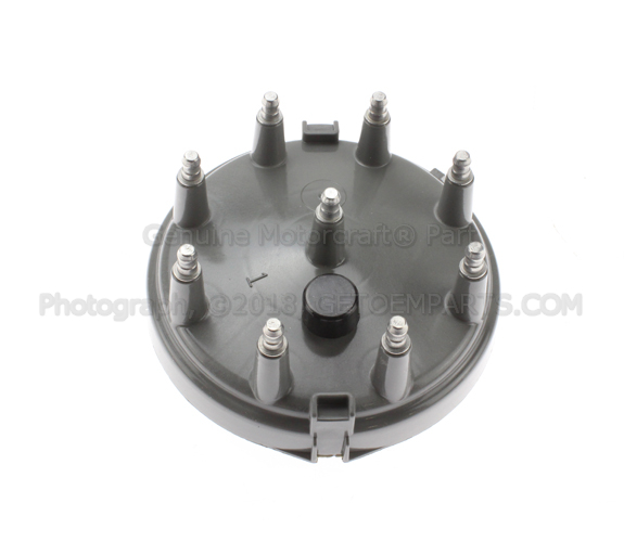E6TZ12106A - Electrical: Cap for Ford: Bronco, Country Squire, E-150 Econoline, E-150 Econoline Club Wagon, E-250 Econoline, E-250 Econoline Club Wagon, E-350 Econoline, E-350 Econoline Club Wagon, Econoline Super Duty, F-150, F-250, F-250 HD, F-350, F-Super Duty, LTD, LTD Crown Victoria, Mustang, Thunderbird | Lincoln: Continental, Mark VII, Town Car | Mercury: Capri, Colony Park, Cougar, Grand Marquis, Marquis Image