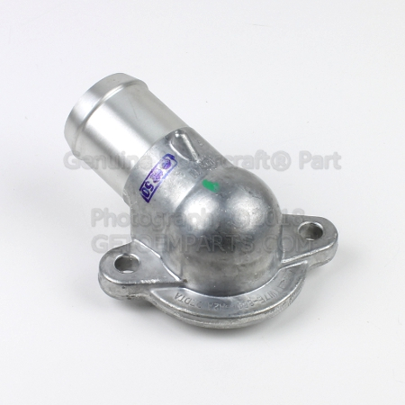 1W7Z8592AB - : Thermostat Housing for Ford: Crown Victoria, Explorer, Mustang | Lincoln: Town Car | Mercury: Grand Marquis, Marauder, Mountaineer Image