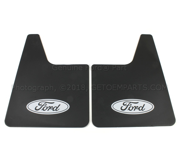 FL3Z16A550C - Exterior: Splash Guards, Flat, 2-Pc Kit for Ford Image