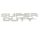 VHC3Z16606A - : Hood Badge - Superduty Lettering - Chrome for Ford: F-350 Super Duty Image
