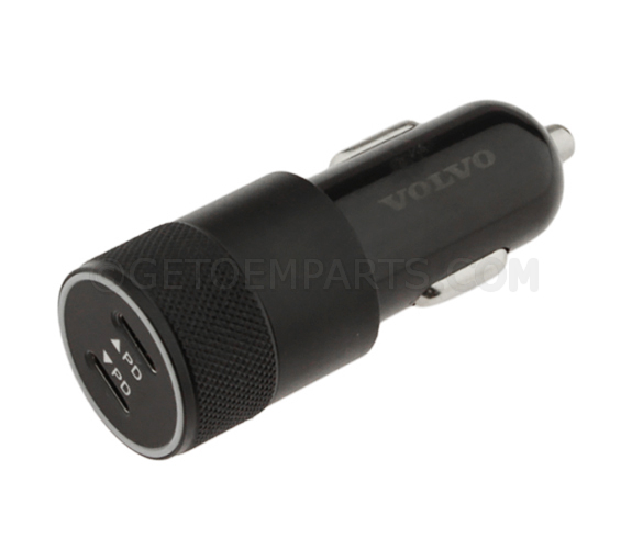 32354005 - Audio/Video: USB-C Charger (Auxiliary Power Outlet) for Volvo: EC40, EX40, S60, S90, V60, V90 Cross Country, XC40, XC60, XC90 Image