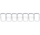 68227779AA - : Radiator Grille Trim Ring Kit for Mopar Image