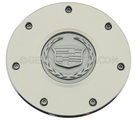 9594999 - : Silver Metallic Button Style Center Cap with Crest and Wreath Logo for Cadillac: CTS Image