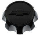 84465267 - : Wheel Center Caps, Gloss Black W\\/Bow-Tie Logo for Chevrolet: Silverado 2500 HD, Silverado 3500 HD Image