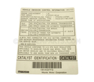 NC7369036 - Body: Emission Label for Mazda Image