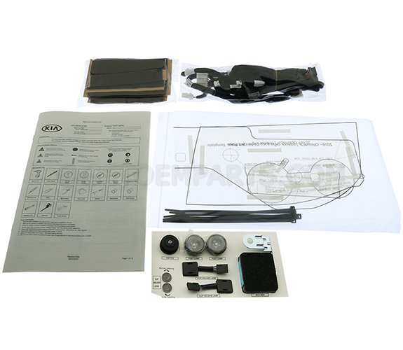 D5F55AC000 - Electronics: Interior Lighting Kit - Red Leds for Kia: Optima Image