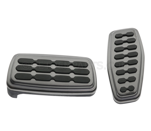 84712883 - Interior: Sport Pedal Cover Package for Chevrolet: Silverado 1500, Silverado 1500 LTD, Silverado 2500 HD, Silverado 3500 HD, Suburban, Tahoe | GMC: Sierra 1500, Sierra 1500 Limited, Sierra 2500 HD, Sierra 3500 HD, Yukon, Yukon XL Image