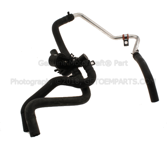 6L2Z18472D - : HVAC Heater Hose Assembly for Ford: Explorer, Explorer Sport Trac | Mercury: Mountaineer Image