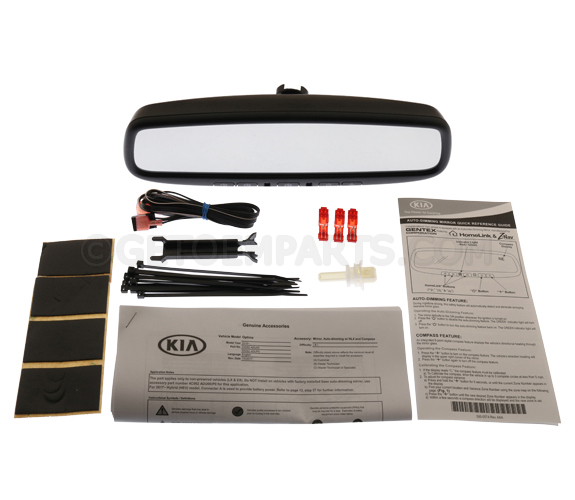 D5062ADU00 - Interior: Auto Dimming Mirror with Homelink &amp; Compass for Kia: Optima Image