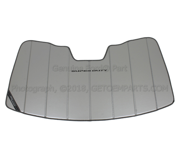 VJC3Z78519A02A - Interior: Windshield Sunscreen By Uvs100 Custom for Ford Image