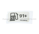 2U5Z9A095BA - Air &amp; Fuel Delivery: Fuel Information Label for Ford Image