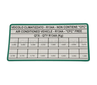 68233529AA - Labels: Air Conditioning System Label for Fiat Image