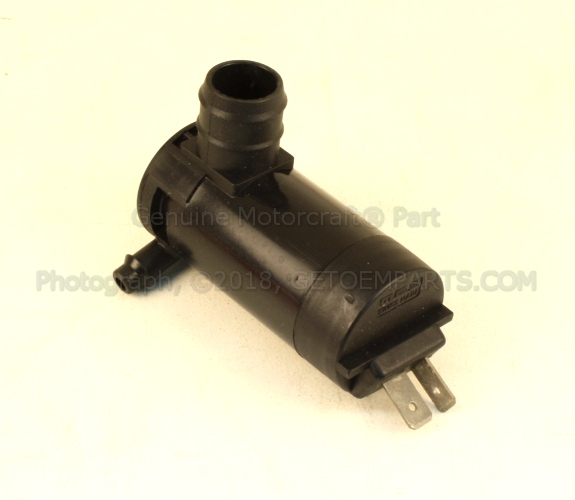 E5TZ17664B - Body: Washer Pump for Ford: Aerostar, Bronco II, Contour, Crown Victoria, E-150, E-150 Club Wagon, E-150 Econoline, E-150 Econoline Club Wagon, E-250, E-250 Econoline, E-250 Econoline Club Wagon, E-350 Club Wagon, E-350 Econoline, E-350 Econoline Club Wagon, E-350 Super Duty, E-450 Econoline Super Duty, E-450 Super Duty, E-550 Econoline Super Duty, E-550 Super Duty, Econoline Super Duty, Explorer, F-150, F-250, F-250 HD, F-350, F-Super Duty, Ranger, Taurus, Thunderbird, Windstar | Lincoln: Continental, Mark VII, Mark VIII, Town Car | Mercury: Cougar, Grand Marquis, Sable Image