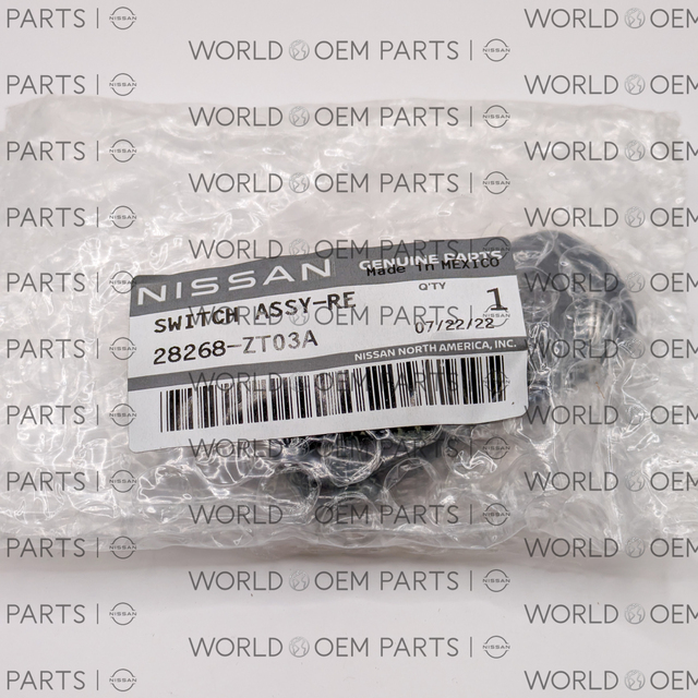 28268ZT03A - Electrical: 2005-2021 Nissan Remote Control Key Fob Switch Assembly w/o I-Key for Nissan Image