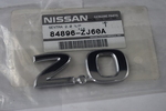 84896ZJ60A - : 2009-2012 Nissan Sentra - Nameplate for Nissan Image