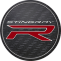 84384897 - : C8 Corvette Center Cap in Carbon Flash with Stingray R Logo for GM Image