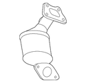 19420239 - : Catalytic Converter - GM for Cadillac: XTS | Chevrolet: Impala Image