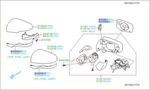 91036FL884 - : Mirror Assembly for Subaru: Crosstrek Image