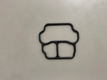 2221574400 - Air &amp; Fuel Delivery: Fuel Injection Idle Air Control Valve Gasket for Toyota: Camry, Celica, Corolla, MR2, Paseo, RAV4, Solara, Tercel Image