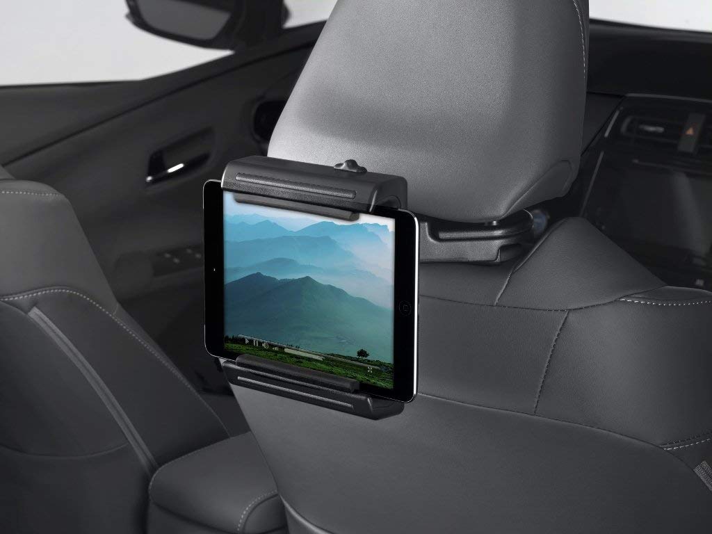 PT9494716002 - Electronics: Tablet Holder, Universal for Toyota: 4Runner, 86, Avalon, bZ4X, C-HR, Camry, Corolla, Corolla Cross, Corolla iM, Crown, Grand Highlander, Highlander, Land Cruiser, Prius, Prius C, Prius Plug-In, Prius Prime, Prius V, RAV4, RAV4 Prime, Sequoia, Sienna, Tacoma, Tundra, Venza, Yaris, Yaris iA Image