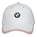 80160439609 - : Ladies Microfiber Cap White/Pink for BMW Image